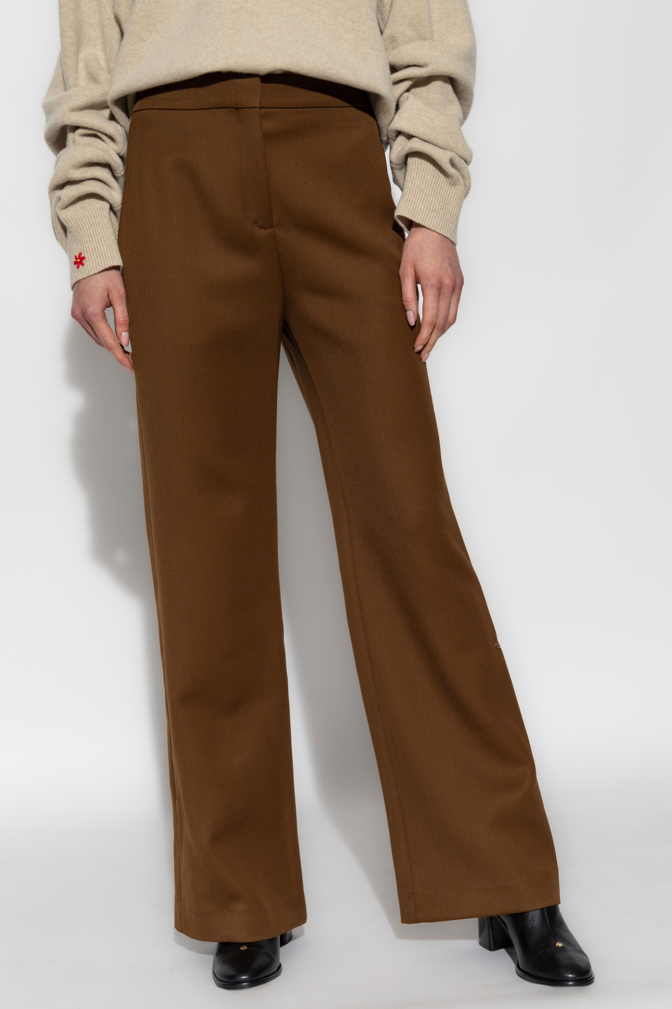 Tory Burch Wool Pants | Women's | Vitkac